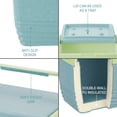 thumbnail image 5 of PINNACLE 4.5L Hard Insulated Picnic Cooler with Carry Handle, Ocean Blue, 5 of 8