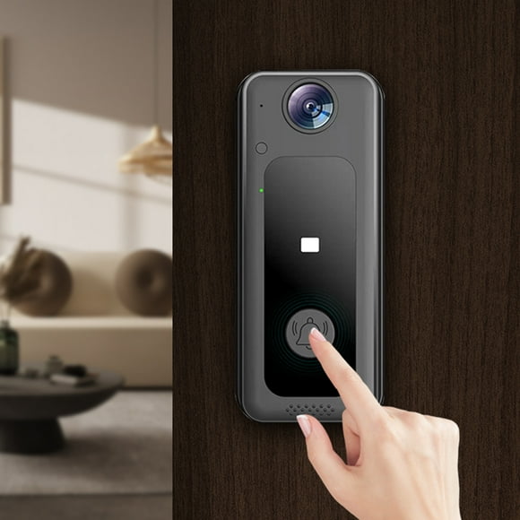 TIMIFIS Blink Indoor Camera Smart Wireless Remote Video Doorbell Intelligent Visual Doorbell Home Intercom HD Night Vision Wifi Rechargeable Security Door Doorbell - Summer