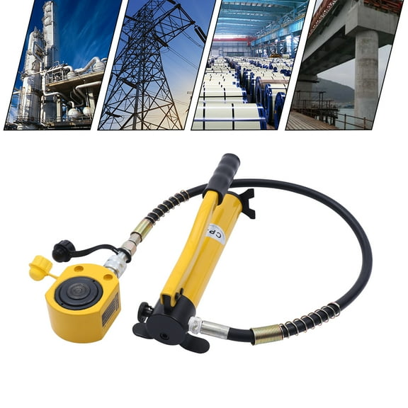 20 Ton Hydraulic Hand Pump Ram Lifting Cylinder Strok Mini Jack Porta Power Kit for Machinery Industries