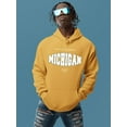 thumbnail image 2 of Michigan State Sports Style Hoodie Men -Image by Shutterstock, Male Medium, 2 of 4