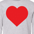 thumbnail image 4 of Inktastic Red Heart Long Sleeve Youth T-Shirt, 4 of 5