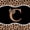 Black Brown C, variant on Manfei Leopard Print Bow Letter V Full Size Comforter Sets for Girls, Black Brown Initial Bedding Sets, Black Reversible, 3-Piece