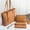 Brown, variant on HaoXianJian 4pc Set Handbags Women Shoulder Bag Purse Card Holders Shopper Large Tote Satchels