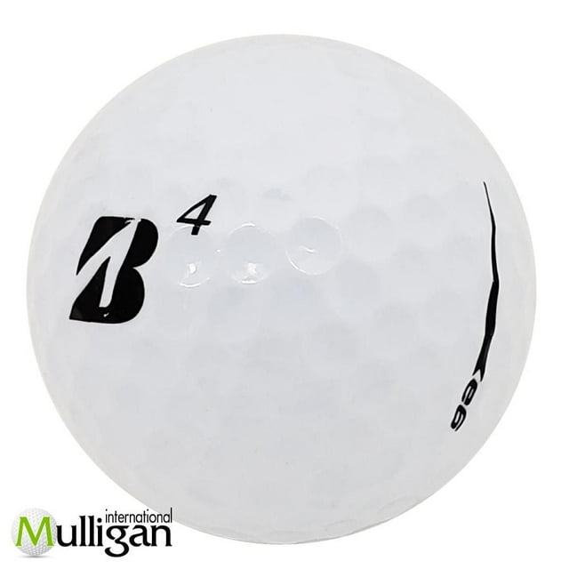 Mulligan - 48 balles de golf récupérées Bridgestone e6 (B) 4A, Blanc