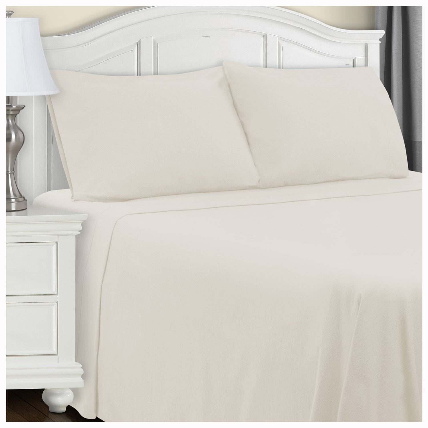 Extra Soft Flannel Sheet Set Ivory / Twin XL