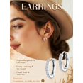 thumbnail image 2 of YEUOYEA 3 Pairs Small Gold Hoop Earrings Set for Women, 14K Gold Plated Hypoallergenic Dainty Cute Huggie Hoops, Jewelry Gift, 2 of 5