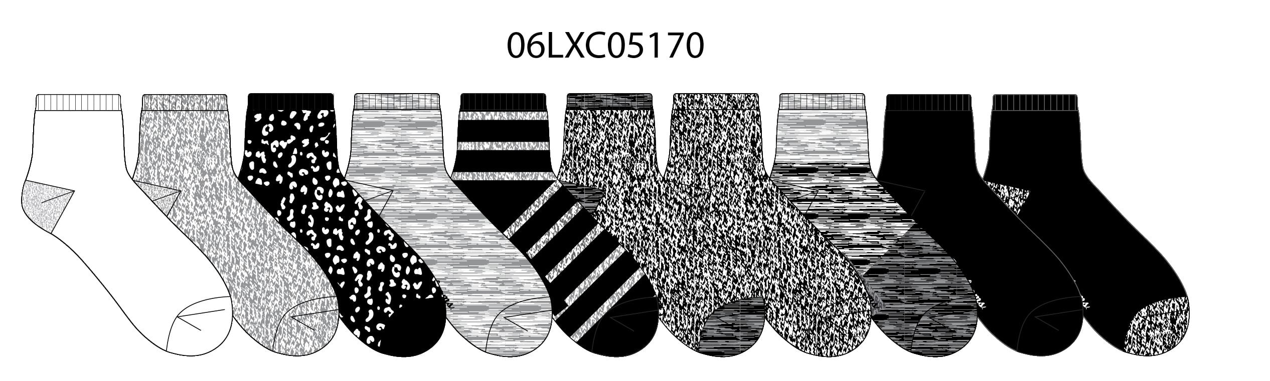 Dearfoams Cozy Comfort Women's Anklet Socks, 10-Pack