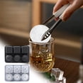 thumbnail image 3 of Ovzne Ice Tray With 6 Ice Compartment Convenient Ice Tray Unique Mould With Lid Ice For Chilling Beverage On Clearance, 3 of 5