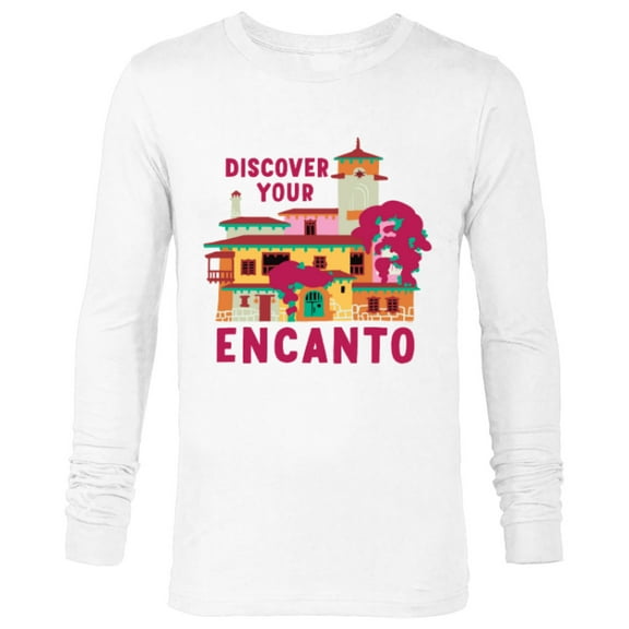 Disney Encanto Casa Madrigal Casita Discover Your Encanto - Long Sleeve T-Shirt for Men - Customized-White