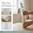 thumbnail image 2 of REGALWOVEN Ceramic Bud Vase for Flowers, Slim Decorative Vase with Narrow Opening, Small Matte Flower Vase for Single Stem White 1.7"L x 1.7"W x 5.9"H, 2 of 6