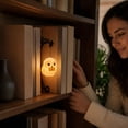 thumbnail image 6 of QISIWOLE Hanging Owl Shelf Lamp, Animal Book Light Decorative LED Ornament, 3.94 x 1.97 in Iron, for Bookshelf Reading Nook and Desk Decor, 6 of 6
