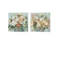 thumbnail image 2 of Soft Pastel Bouquet by Emma Scarvey Canvas Art Set of 2 14 inch X 14 inch Each, 2 of 4
