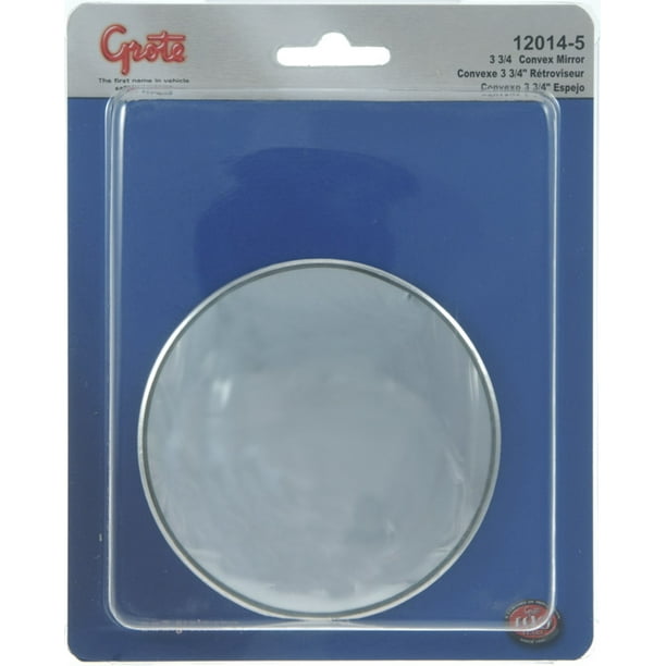 Grote 120145 Mirror, 33/4", Round StickOn Convex, Retail Pack