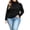 Black, variant on Womens Plus Size Tops Classic Turtleneck Long Sleeve Slim Fit Top Stretchy Base Layer Shirt Casual Fall Winter Layering Tee Blue XS