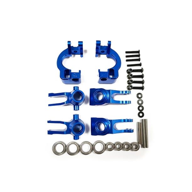 Bloque de dirección de Aleación Bewildely para 1/8 ARRMA 3S azul