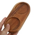 thumbnail image 5 of OULII 1Pcs Rectangular Wood Tray for Bottle Tabletop Setting Khaki 5.6X2.8X0.6In, 5 of 8