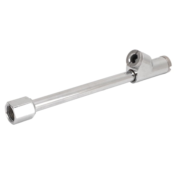 Straight Foot Dual Head Air Chuck, Rust Proof Versatile 1/4in NPT Thread Dual Head Truck Tire Chuck Convenient Use Leakage Proof for Car for Inflator Air Pump