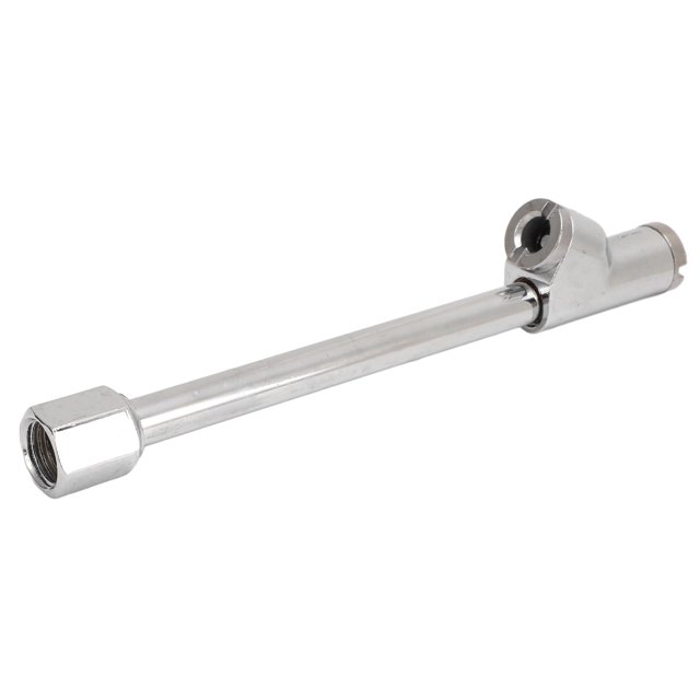 Straight Foot Dual Head Air Chuck, Rust Proof Versatile 1/4in NPT Thread Dual Head Truck Tire Chuck Convenient Use Leakage Proof for Car for Inflator Air Pump