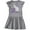 AC-Heather Grey, variant on Inktastic It's My 1st New Year's Elephant Girls Baby Dress