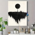 thumbnail image 4 of Qisvanset Framed Canvas Wall Art 12x16 Inch He Is Risen Easter Minimal Jesus Line Art Decor, 4 of 5