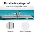 thumbnail image 4 of Fbsport 10 ft Inflatable Gymnastics Mat,  Air Track 4" for Home /Training/Cheerleading/Yoga/Water Sports with Pump, Black, 4 of 6