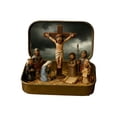 thumbnail image 2 of Lilixerw Mini Christmas Nativity Set in Tin Box,Portable Pocket Religious Gift,Hand-Painted Resin Holy Family Figurines,for Home,Office,Travel,Tabletop,Mantel, 2 of 4