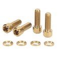 thumbnail image 4 of Disk Brake Screw Washers Set, Screw Washers Set M6 18mm Small Light 4 Sets  For Mountain Bike Gold, 4 of 8
