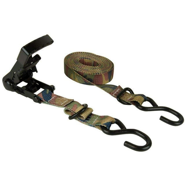 Trinquete Tie-Down KEEPER 47356, 4,9 m, 2 unidades, camuflaje Ergo-Torque