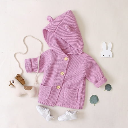 

Yubatuo Children s Winter Hickened Cardigan For Boys And Girls Purple 100