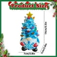 thumbnail image 3 of Christmas Decorations Desktop Ornament Light Up Christmas Gnome Tree Decoration Battery Operated LED Festive Figurine With Colorful Lights Desktop dress up, 3 of 9