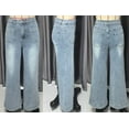 thumbnail image 2 of Women's Wide Leg Jeans High Waisted Straight Leg Stretchy Denim Pants with Pockets, 2 of 8