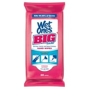 (10 Pack) Wet Ones Big Ones Antibacterial Hand Wipes Travel Pack - 24 Count