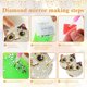 thumbnail image 2 of Cuadros Decorativos Pintura de espejo de maquillaje de mosaico de arte de diamante DIY por Kits de números gato para adultos y niños Wdftyju embutido en tela, 2 of 8