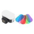 thumbnail image 4 of Luz de cámara RGB, luz suave, tamaño mini, carga tipo C, 6 colores, mini luz de video ampliamente utilizada para fotografía en vivo, 4 of 14