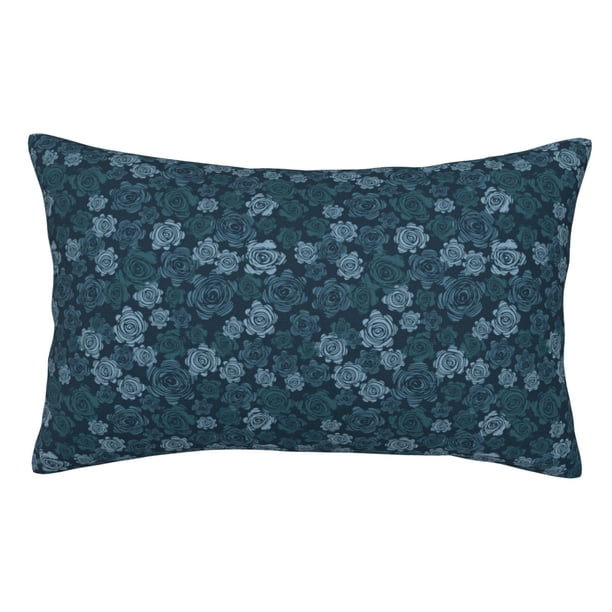 Balery Rose Flowers Funda de Cojín Estampada, Regalos para Mujeres, Regalos de Amor para Ella, Regalos para Novia o Esposa, Funda de Almohada-14"x20"