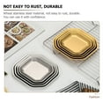 thumbnail image 2 of MasteelfCA 2Pcs Stainless Appetizer Plates Small Pickle Plates Stainless Dish Korean Style Dinner Plates, 2 of 8