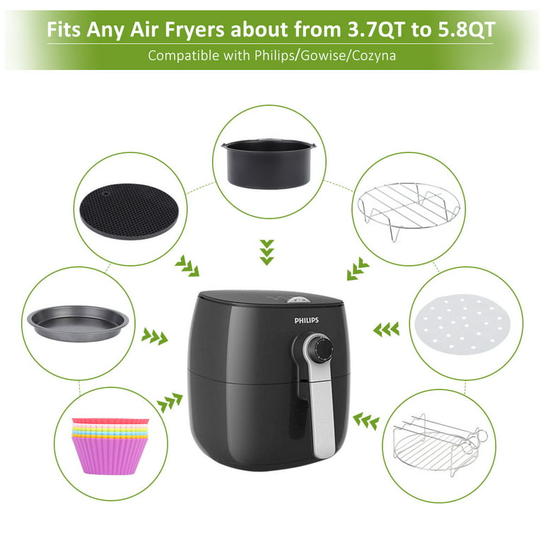 Buy XL Air Fryer Accessories for Gowise Philips Cozyna, Set of 6