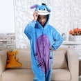 thumbnail image 1 of Pijama de franela con capucha para niño y niña, ropa de dormir de dibujos animados, Kigurumi, de Anime, de invierno xuanjing unisex, 1 of 2