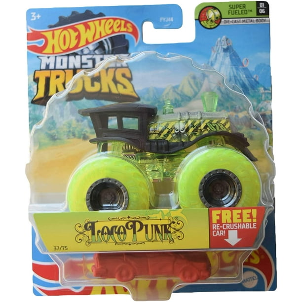 Loco Punk Super Fueled Re Crushahable 37 75 By Brand Hot Wheels Monster Trucks Walmart Com