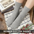 thumbnail image 6 of PUMIER Women Crew Socks, Soft Cotton Dress Socks Pack Athletic Socks for Women, Size 5-9, 8 Pairs, 6 of 9