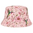 thumbnail image 5 of HuangHuanChen Bucket Hat for Men Women Packable Reversible Floral Printed Sun Hats Fisherman Outdoor Sun Hat for Beach Vacation Daily Wear Summer Travel Hiking Beach Caps C One Size, 5 of 5