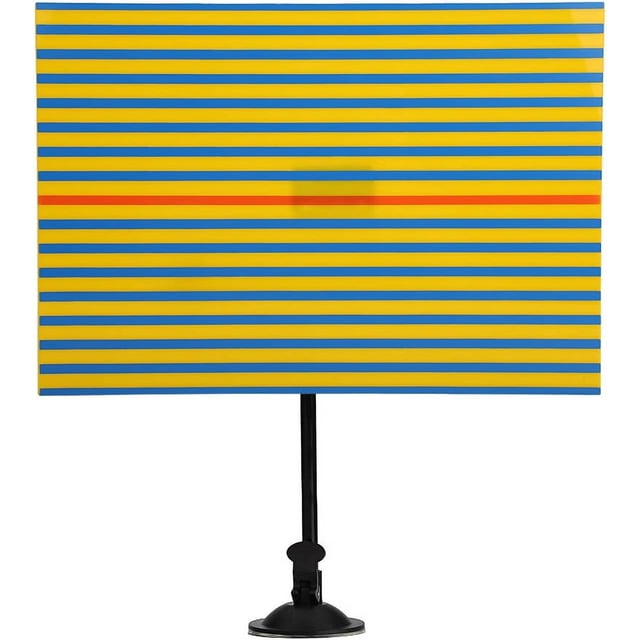 ZOUSSIQI Dent Reflector Board, Paintless Dent Repair Removal Tool Line Board Reflector Board Yellow and Blue Color 8.26'' x 11.81'' CA919-29586