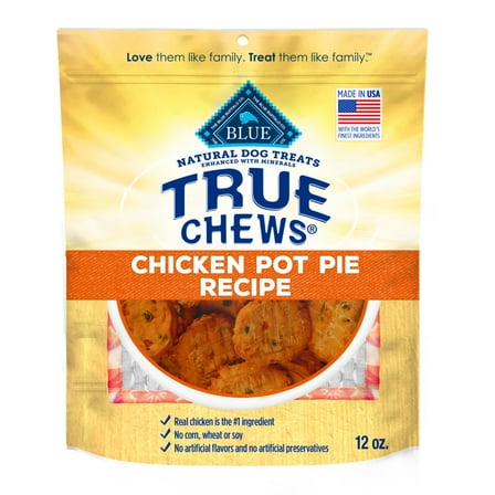 Blue Buffalo True Chews Premium Grillers Dog Treats, Chicken, 12-oz Bag