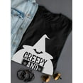 thumbnail image 3 of Creepy And Cute Halloween T-Shirt Women -Image by Shutterstock, Female Large, 3 of 4