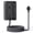 Black, variant on Outlet Extender Surge Protector Power Strip with 5Ft Braided Extension Cord 6 Outlets 4 USB (2 USB C) Charging Ports Flat Plug Wall Mount Desk Charging Station for Home Office