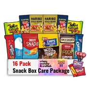 Fountain City Fulfillment Snack Box Care Package - Variety Snack Boxes for Adults, Teens & Kids- Peanuts, Cookies, Cookie Sandwiches - Snack Pack Food College, Camp, Road Trip 16 Count Keebler Variety