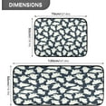 thumbnail image 3 of Cute Little Dancing Ghosts Kitchen Mat - Cushioned Anti Fatigue Kitchen Rug Set of 2, Non Slip Waterproof Kitchen Mats for Kitchen, Laundry, Sink, Office 19.7"×27.6"+19.7"×47.2" Home Decor, 3 of 7