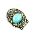 thumbnail image 2 of thinsony Antique Vintage Arabesque Turquoise Western Cowboy Belt Buckle Pattern Blue, 2 of 4