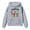 Grey, variant on IWRICH Girls Boys I Survive 100 Days of School Hoodie Cute Funny Printed Hooded Sweatshrits Long Sleeve Tops,Size 2-13 Years White 160