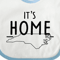 thumbnail image 4 of Inktastic It's Home- State of North Carolina Outline Boys or Girls Baby Bib, 4 of 4